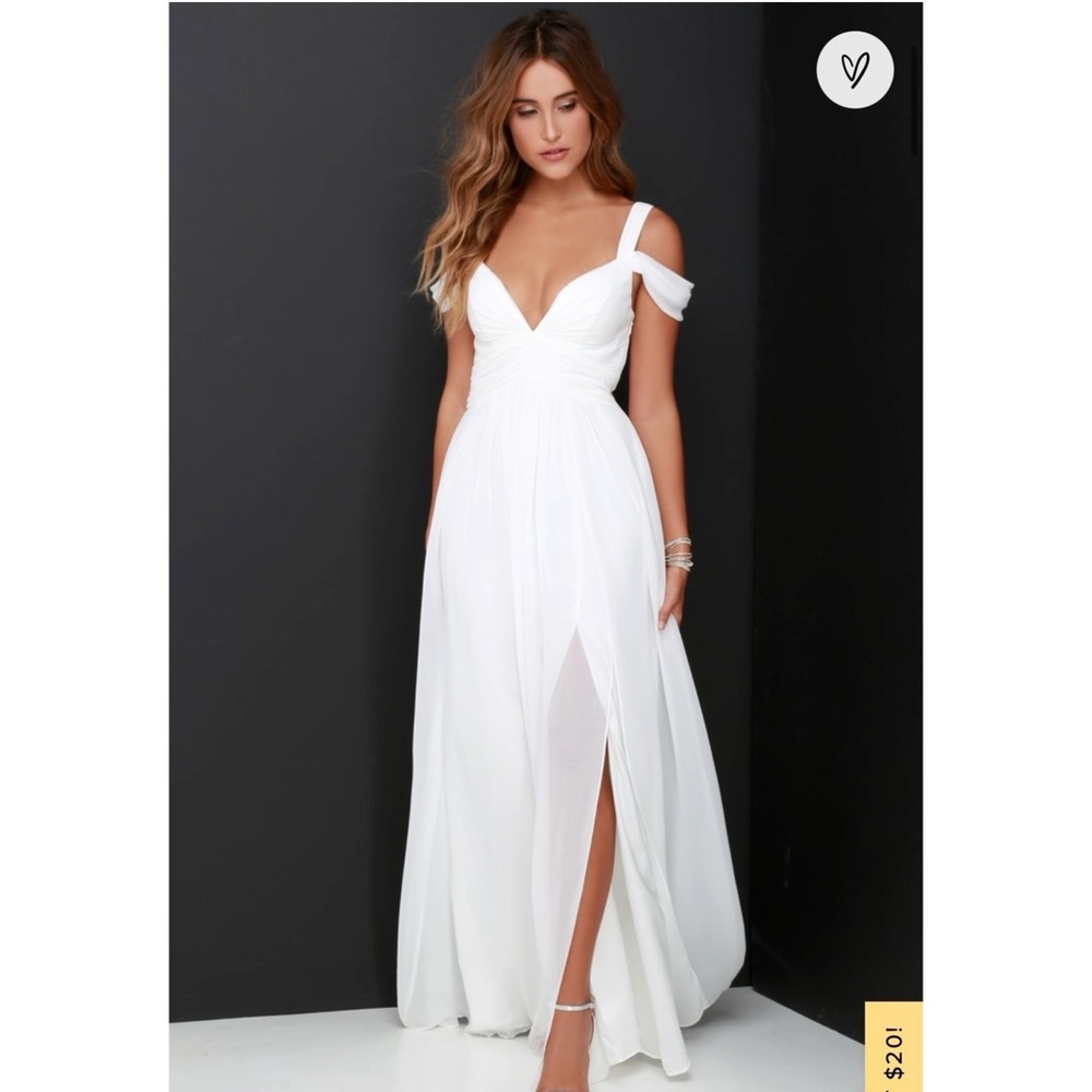 Lulus Ocean of Elegance Size XL White